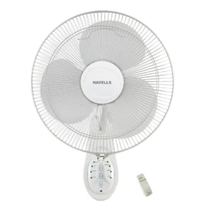 Platina Remote  Wall Fan 400 mm (16) White Havells