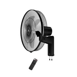 Metallion 18 Metal Wall Fan 450(18) Black Atomberg
