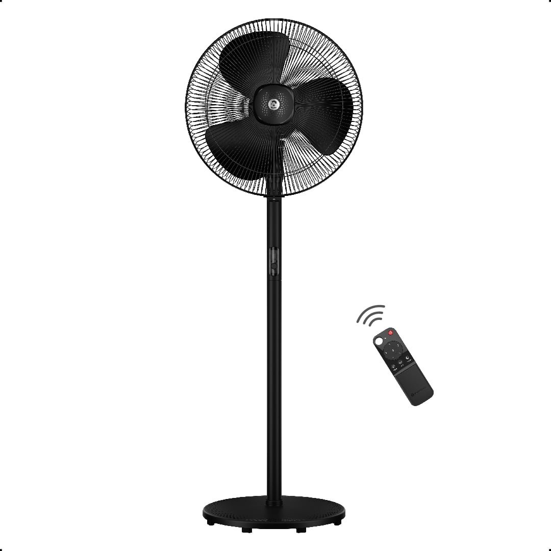 Renesa Pedestal Fan 400(16) Black Atomberg