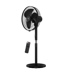 SilenceAire Hi-Speed Pedestal Fan 400(16) Black Atomberg