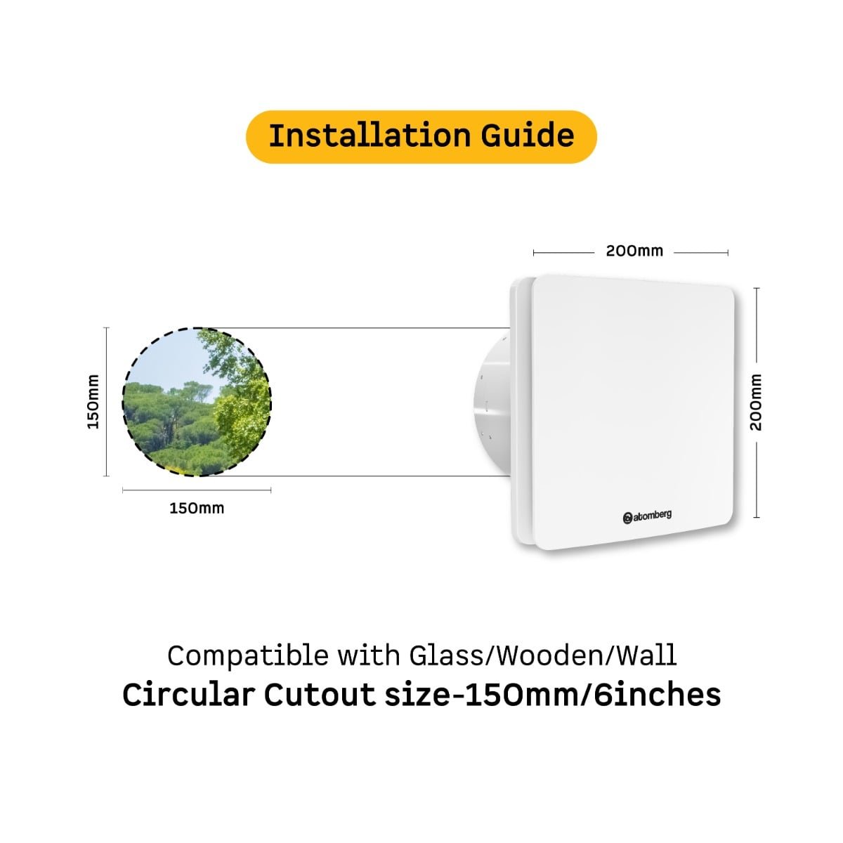 Studio Exhaust Fan 150(6) white Atomberg - Image 5
