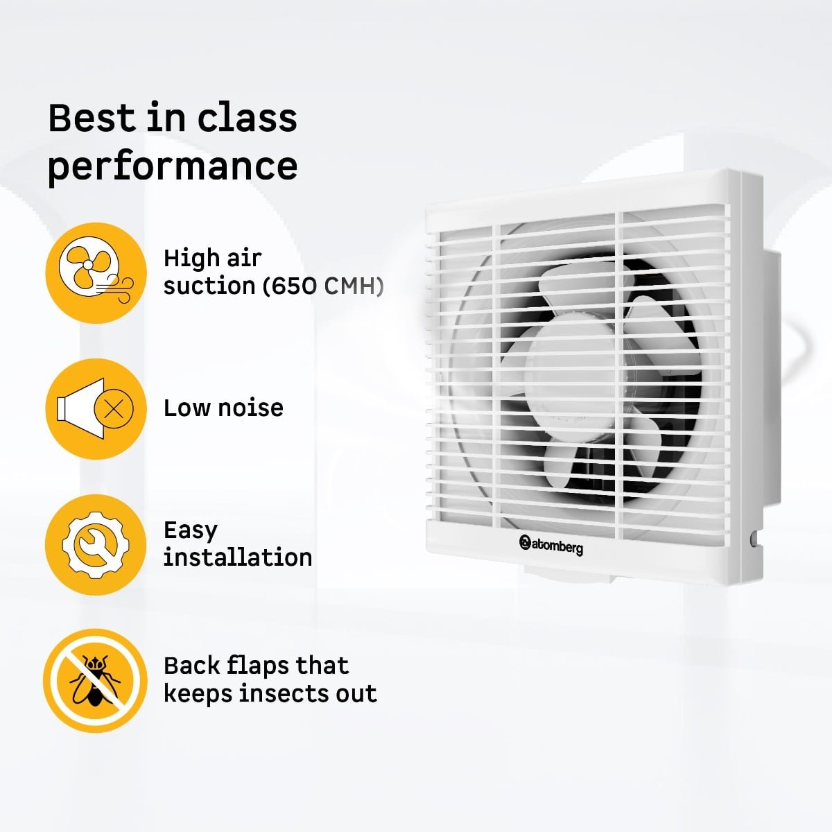 Efficio Exhaust Fan 200(8) White Atomberg - Image 6