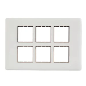 12M Plate White Rose Gold Bezel Adiva Havells