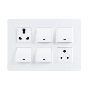 12M Plate White Signia Havells