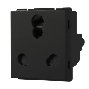 16A Socket Adiva Black HAvells