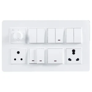 16M Plate White Signia Havells