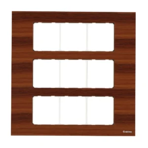 18M Plate Acrylic Walnut Wood Magnus Havells