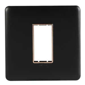 1M Plate Black Rose Gold Bezel Adiva Havells