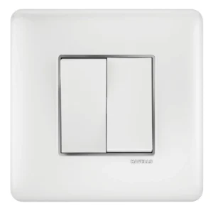 2M plate White Chrome Bezel Adiva White