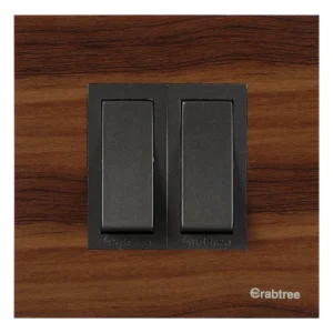 2M Plate Acrylic Walnut Wood Magnus Havells