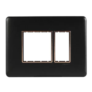 3M plate Black Rose Gold Bezel Adiva Havells