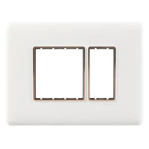 3M Plate White Rose Gold Bezel Adiva Havells