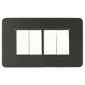 4M Plate Grey Signia Havells