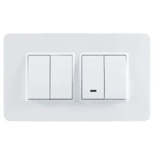 4M Plate White Signia Havells