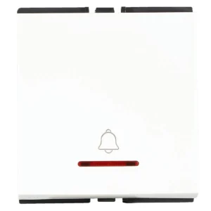 2M Bell Push Adiva White Havells