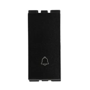 6A Bell Push Adiva Black Havells