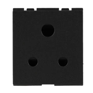 6A Socket Adiva Black Havells