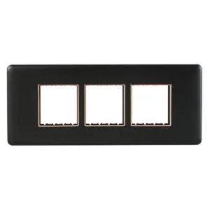 6M Plate Black Rose Gold Bezel Adiva Havells
