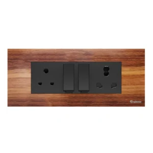 6M Plate Acrylic Walnut Wood Magnus Havells