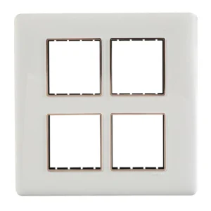 8M(S) Plate White Rose Gold Adiva Havells
