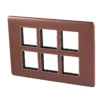 12M PLATE ADIVA RUSTIC BRONZE ROSEGOLD BEZEL 2