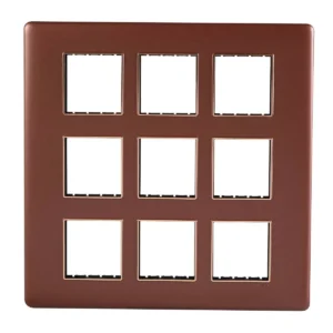 18M Plate Rustic Bronze Rosegold Bezel Adiva Havells