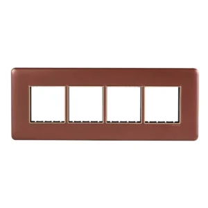 8M H Plate Rustic Bronze Rosegold Bezel Adiva Havells